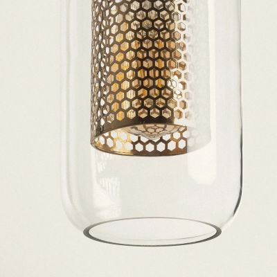 Lampa wisząca 1x20 W przezroczysta ABRZONE27 Abruzzo Nobile