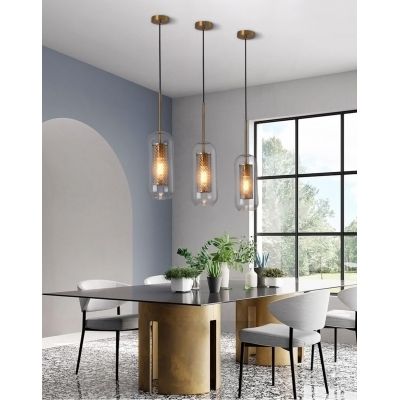 Lampa wisząca 1x20 W przezroczysta ABRZONE27 Abruzzo Nobile