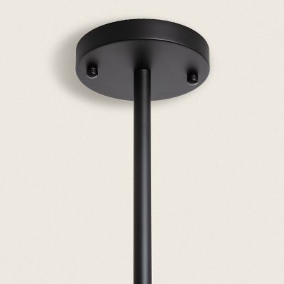 Lampa wisząca 4x20 W czarna-złota-mleczna ABR4KLWZ Abruzzo Milano
