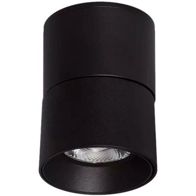 Lampa podsufitowa 1x7 W czarna ABRLPR7WCWW Abruzzo Estetica LED
