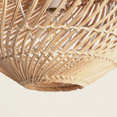 Lampa wisząca 1x40 W brązowa ABRLW11BHE27 Abruzzo Boho