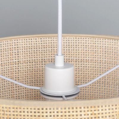 Lampa wisząca 1x40 W brązowa ABRLW18BHE27 Abruzzo Boho