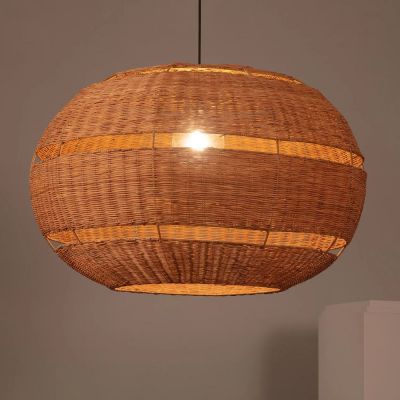 Lampa wisząca 1x40 W brązowa ABRLW19BHE27 Abruzzo Boho