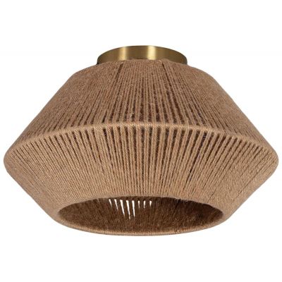 Lampa podsufitowa 1x20 W złota-brązowa ABRPLEDI Abruzzo Boho