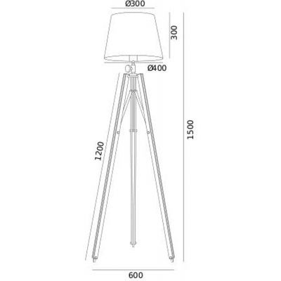 Lampa stojąca 1x15 W czarna 3421 Argon Aster