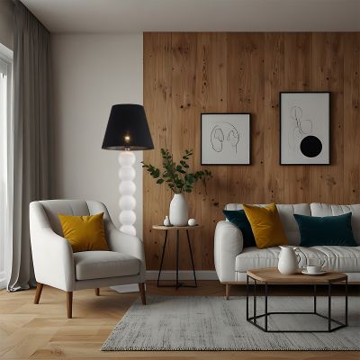 Lampa stojąca 1x15 W biała 3658 Argon Fudżi