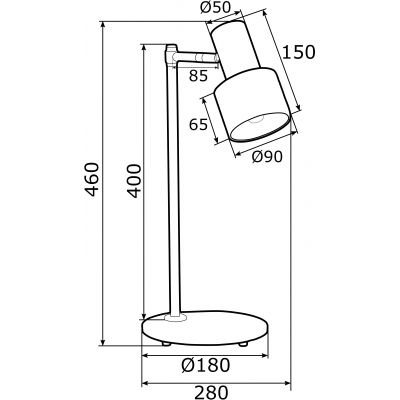 Lampa biurkowa 4257 Argon Doria