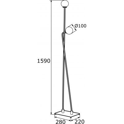 Lampa stojąca 893 Argon Faron