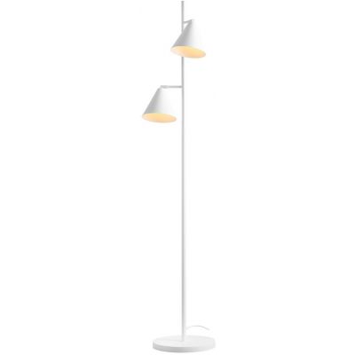 Lampa stojąca 2x15 W biała 1108A2 Aldex Form
