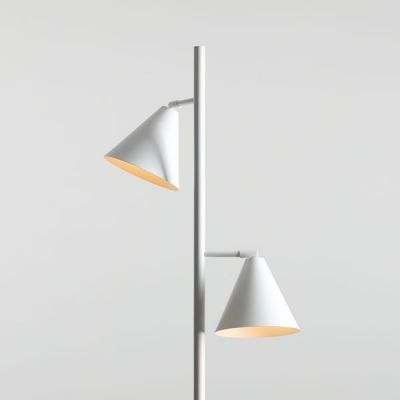 Lampa stojąca 2x15 W biała 1108A2 Aldex Form