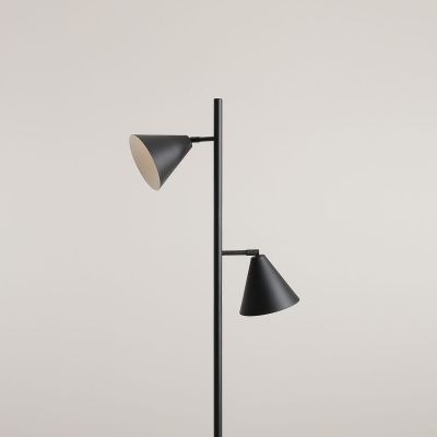 Lampa stojąca 2x15 W czarna 1108A12 Aldex Form