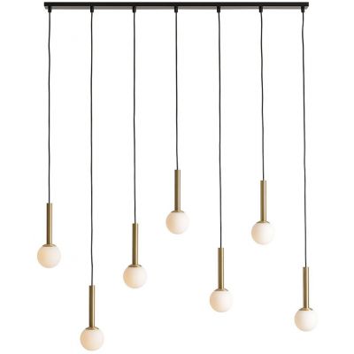 Lampa wisząca powyżej 6x5 W czarna-złota 1121T40 Aldex Riu