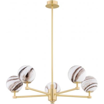 Lampa wisząca 5x7 W mosiądz 2179 Argon Aruba