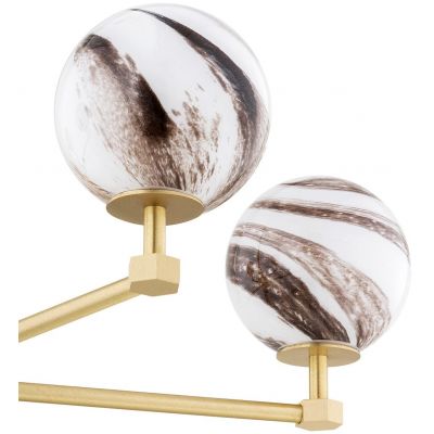 Lampa wisząca 5x7 W mosiądz 2179 Argon Aruba