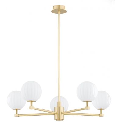 Lampa wisząca 5x7 W biała 2184 Argon Paloma