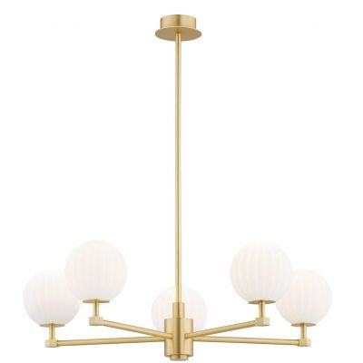 Lampa wisząca 5x7 W biała 2184 Argon Paloma