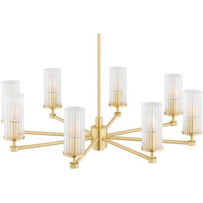 Lampa wisząca powyżej 6x7 W mosiądz-przezroczysta 5066 Argon Hampton