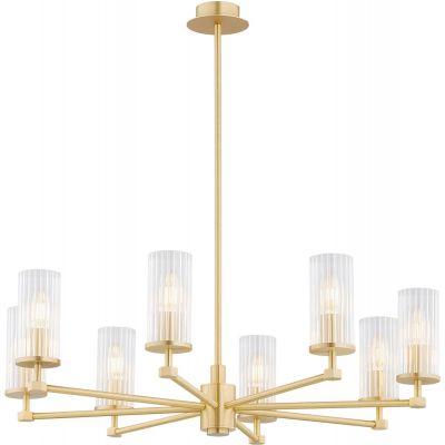 Lampa wisząca powyżej 6x7 W mosiądz-przezroczysta 5066 Argon Hampton