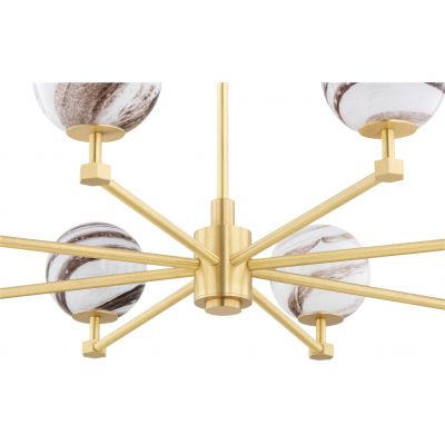 Lampa wisząca powyżej 6x7 W mosiądz-brązowa 5067 Argon Aruba