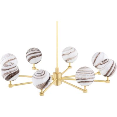 Lampa wisząca powyżej 6x7 W mosiądz-brązowa 5067 Argon Aruba