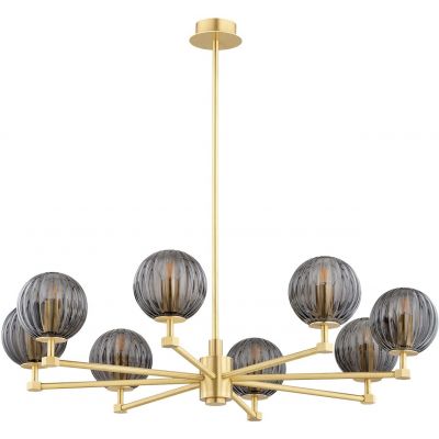 Lampa wisząca powyżej 6x7 W mosiądz-przydymiona 5069 Argon Paloma