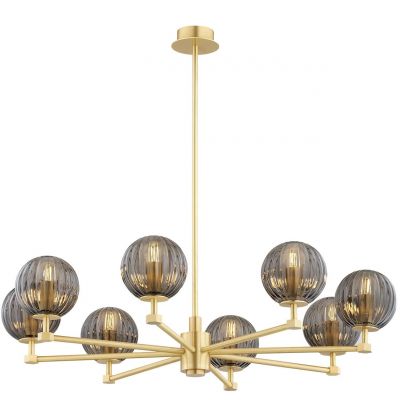 Lampa wisząca powyżej 6x7 W mosiądz-przydymiona 5069 Argon Paloma
