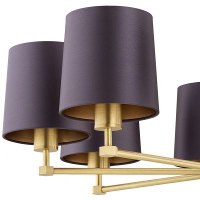 Lampa wisząca powyżej 6x15 W mosiądz-fioletowa 5072 Argon Princeton
