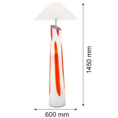 Lampa stojąca 3x15 W biała 6176 Argon Polonia