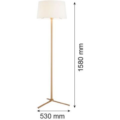 Lampa stojąca 1x15 W biała 8307 Argon Cavalino