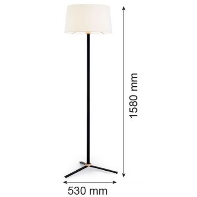 Lampa stojąca 1x15 W biała 8308 Argon Cavalino