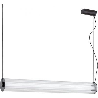 Lampa wisząca 1x90 W przezroczysta-tytan 8625 Argon Hampton