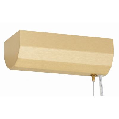 Lampa wisząca 1x60 W mosiądz-przezroczysta 8627 Argon Hampton