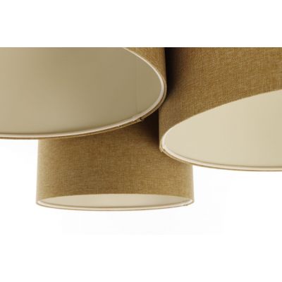 Lampa podsufitowa 3x60 W brązowa 080066 BPS Koncept Boho Ellegant