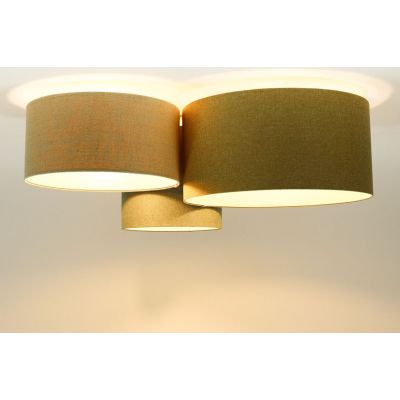 Lampa podsufitowa 3x60 W brązowa 080066 BPS Koncept Boho Ellegant