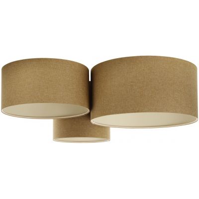 Lampa podsufitowa 3x60 W brązowa 080066 BPS Koncept Boho Ellegant