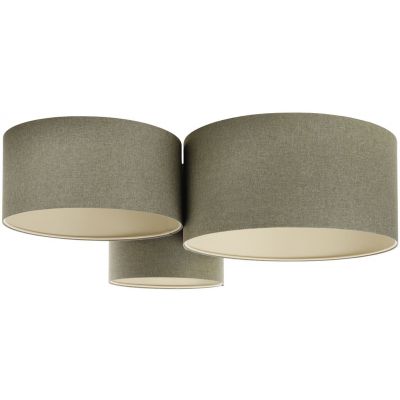 Lampa podsufitowa 3x60 W zielona 080067 BPS Koncept Boho Ellegant