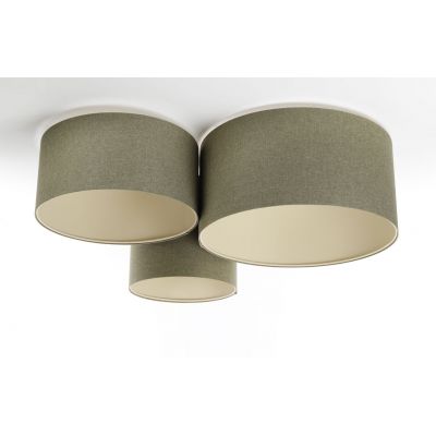 Lampa podsufitowa 3x60 W zielona 080067 BPS Koncept Boho Ellegant