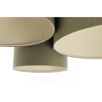Lampa podsufitowa 3x60 W zielona 080067 BPS Koncept Boho Ellegant