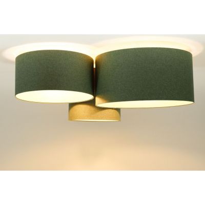 Lampa podsufitowa 3x60 W zielona 080067 BPS Koncept Boho Ellegant
