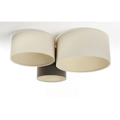 Lampa podsufitowa 3x60 W brązowa 080078 BPS Koncept Boho Ellegant