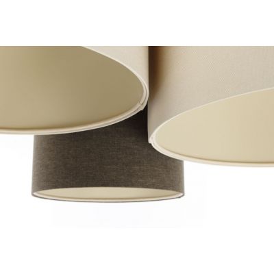 Lampa podsufitowa 3x60 W brązowa 080078 BPS Koncept Boho Ellegant