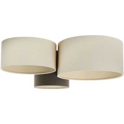 Lampa podsufitowa 3x60 W brązowa 080078 BPS Koncept Boho Ellegant