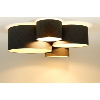 Lampa podsufitowa 4x60 W grafitowa 084068 BPS Koncept Boho Ellegant