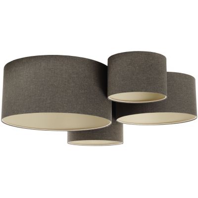 Lampa podsufitowa 4x60 W grafitowa 084068 BPS Koncept Boho Ellegant