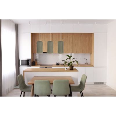 Lampa wisząca 3x60 W zielona 0T0L3004 BPS Koncept Boho Ellegant Slim