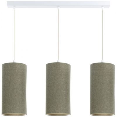 Lampa wisząca 3x60 W zielona 0T0L3004 BPS Koncept Boho Ellegant Slim