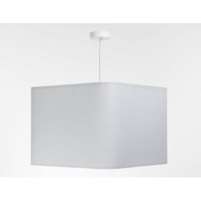 Lampa wisząca 1x60 W biała KW00840W25 BPS Koncept Kwadro len light