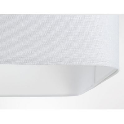 Lampa wisząca 1x60 W biała KW00840W25 BPS Koncept Kwadro len light