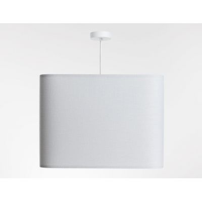 Lampa wisząca 1x60 W biała KW00840W25 BPS Koncept Kwadro len light