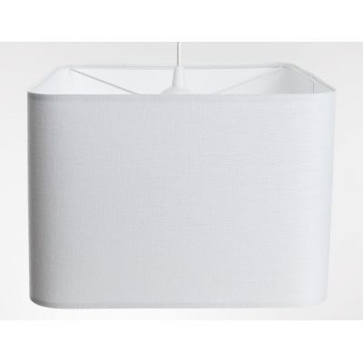 Lampa wisząca 1x60 W biała KW00840W25 BPS Koncept Kwadro len light